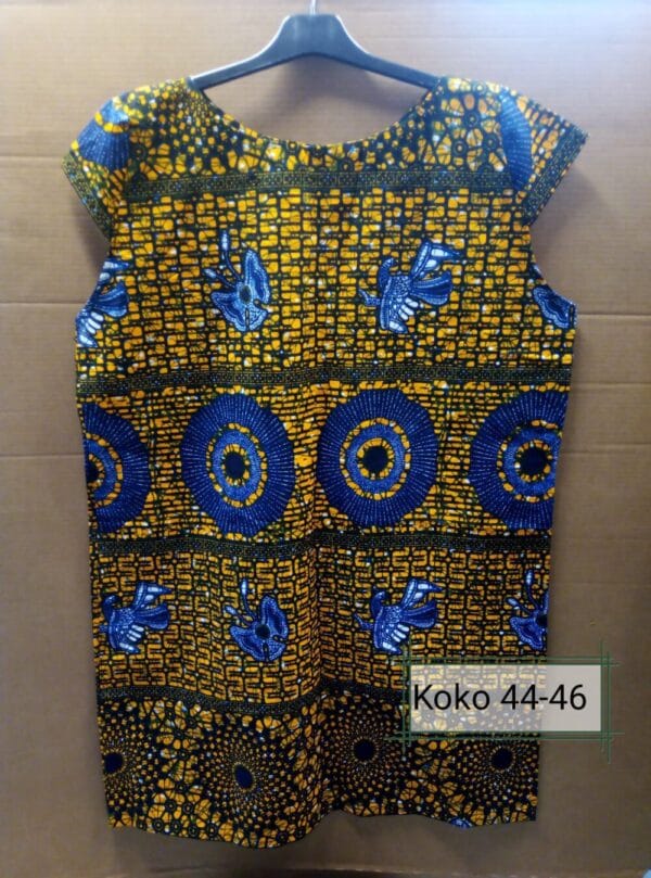 Dress/mekko Uganda cotton size 44-46