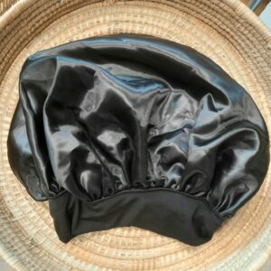 YÖMYSSY / BONNET - Musta/Black- kiristämätön suuaukko/untightened mouth