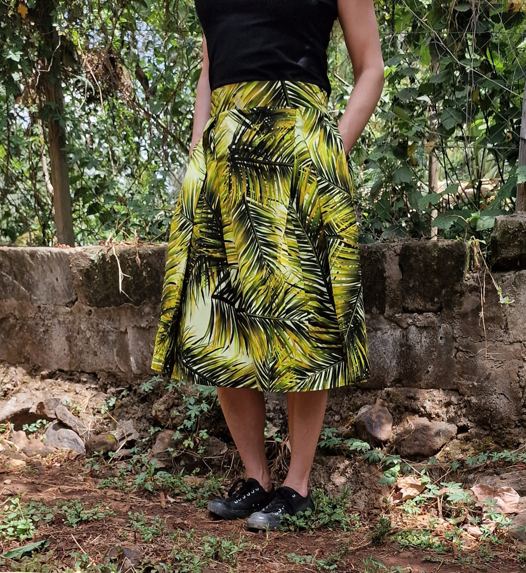 HAME / SKIRT- Mabira, vihreä koko 44