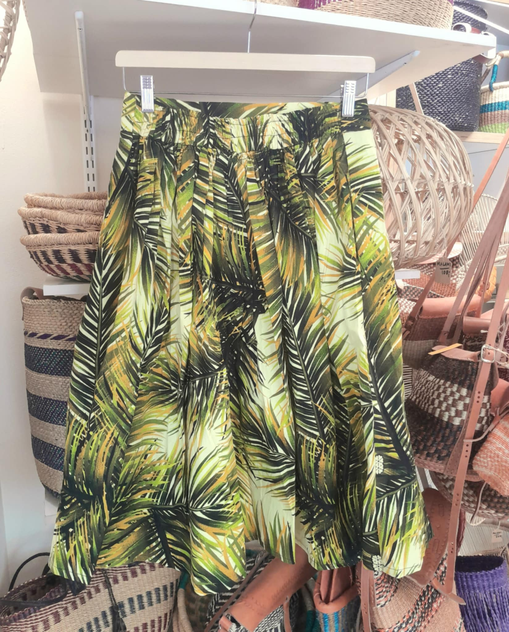 HAME / SKIRT- Mabira, vihreä koko 44 - Image 4